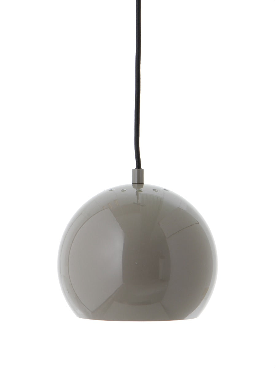 Frandsen Ball pendant lampe - Glossy Warm Grey - Ø:18 - Bahne